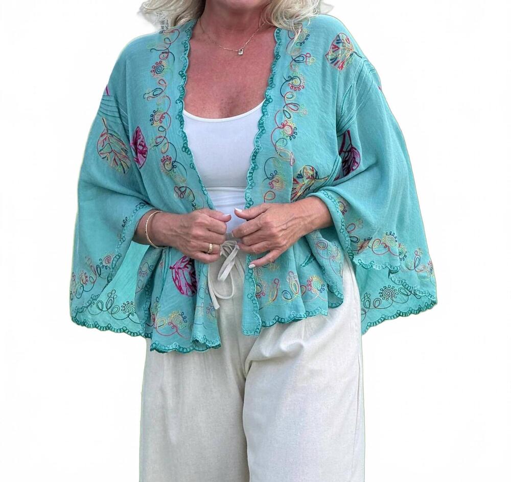 NEW COCO + CARMEN jovie wrap in teal